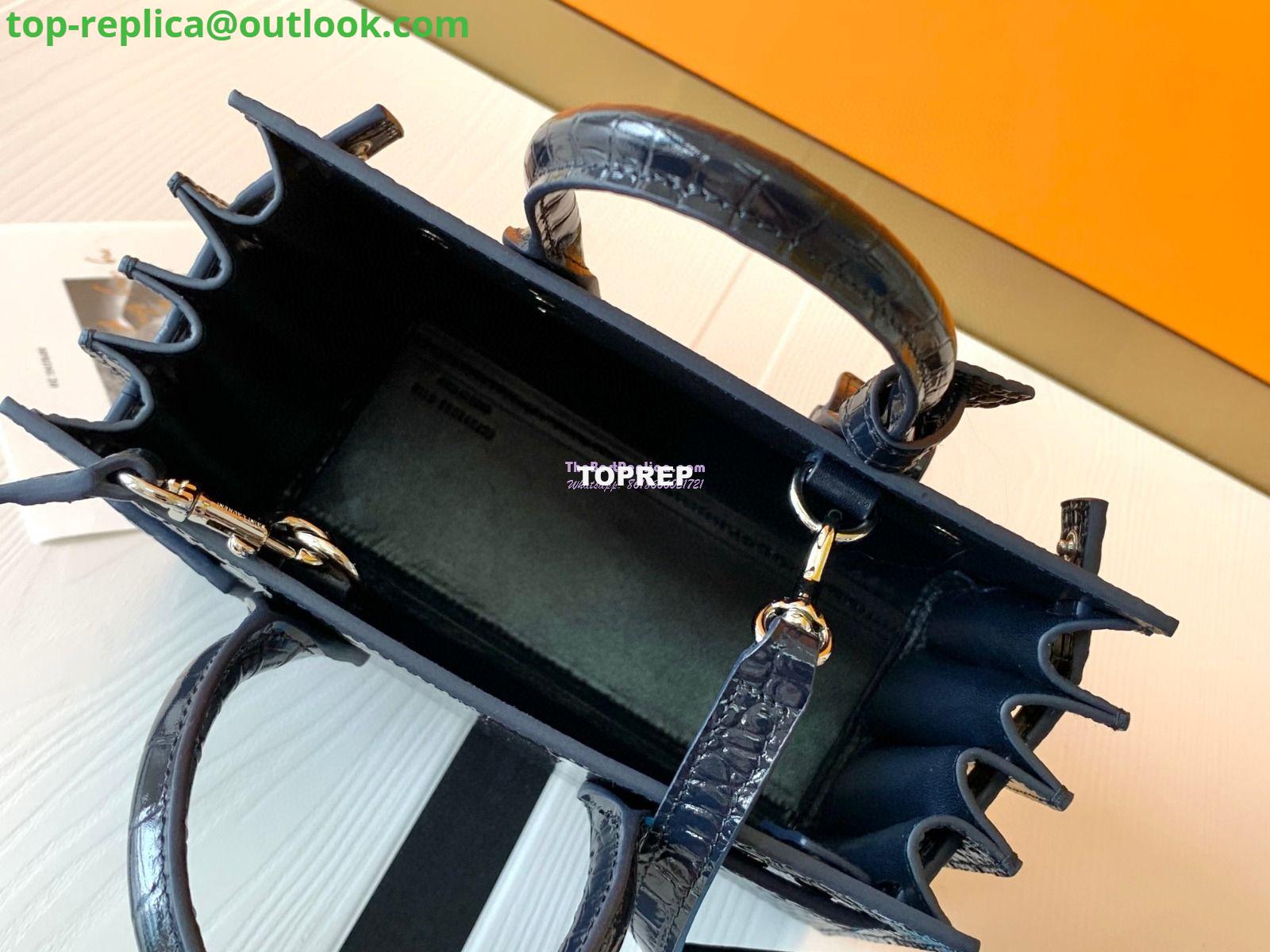 Replica YSL Saint Laurent Classic Sac De Jour Baby Nano In Embossed Crocodile Shiny Leather 421863 Navy Blue 6 Replica YSL Saint Laurent Classic Sac De Jour Baby Nano In Embossed Crocodile Shiny Leather 421863 Navy Blue 6