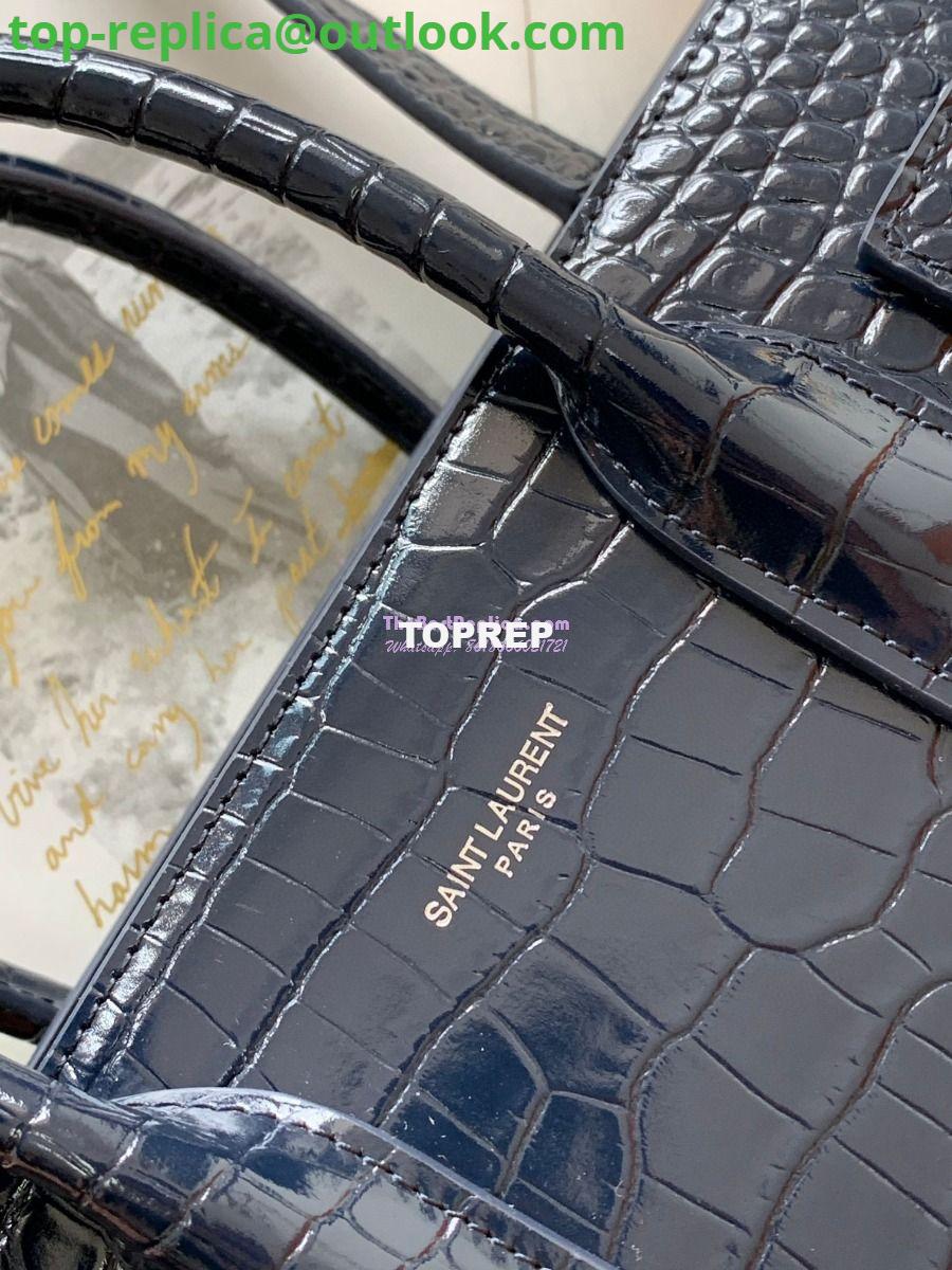 Replica YSL Saint Laurent Classic Sac De Jour Baby Nano In Embossed Crocodile Shiny Leather 421863 Navy Blue 11 Replica YSL Saint Laurent Classic Sac De Jour Baby Nano In Embossed Crocodile Shiny Leather 421863 Navy Blue 11