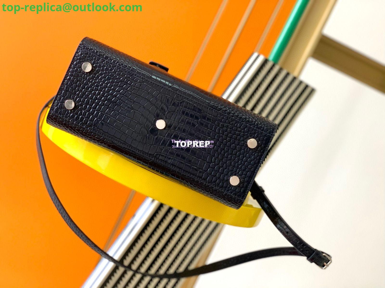 Replica YSL Saint Laurent Classic Sac De Jour Baby Nano In Embossed Crocodile Shiny Leather 421863 Navy Blue 15 Replica YSL Saint Laurent Classic Sac De Jour Baby Nano In Embossed Crocodile Shiny Leather 421863 Navy Blue 15