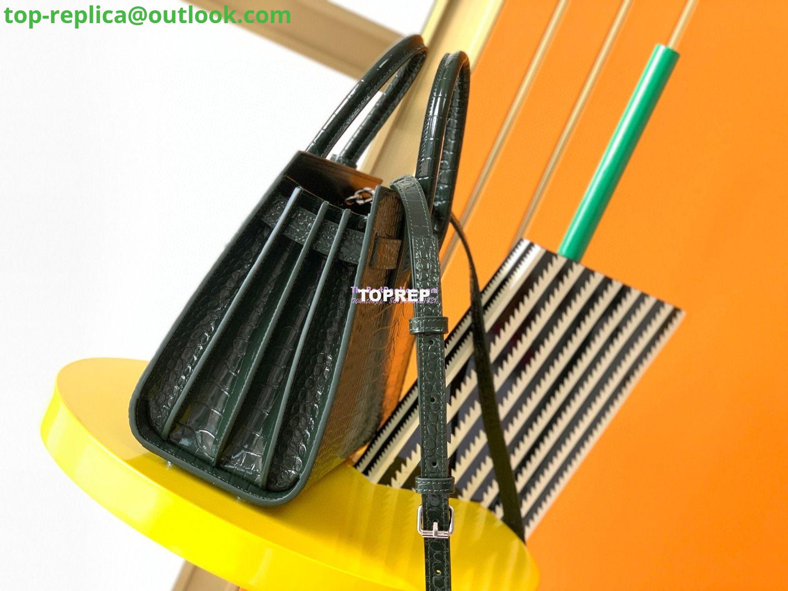 Replica YSL Saint Laurent Classic Sac De Jour Baby Nano In Embossed Crocodile Shiny Leather 421863 Dark Green 5 Replica YSL Saint Laurent Classic Sac De Jour Baby Nano In Embossed Crocodile Shiny Leather 421863 Dark Green 5