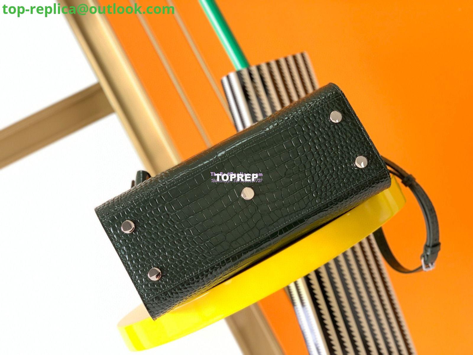 Replica YSL Saint Laurent Classic Sac De Jour Baby Nano In Embossed Crocodile Shiny Leather 421863 Dark Green 11 Replica YSL Saint Laurent Classic Sac De Jour Baby Nano In Embossed Crocodile Shiny Leather 421863 Dark Green 11