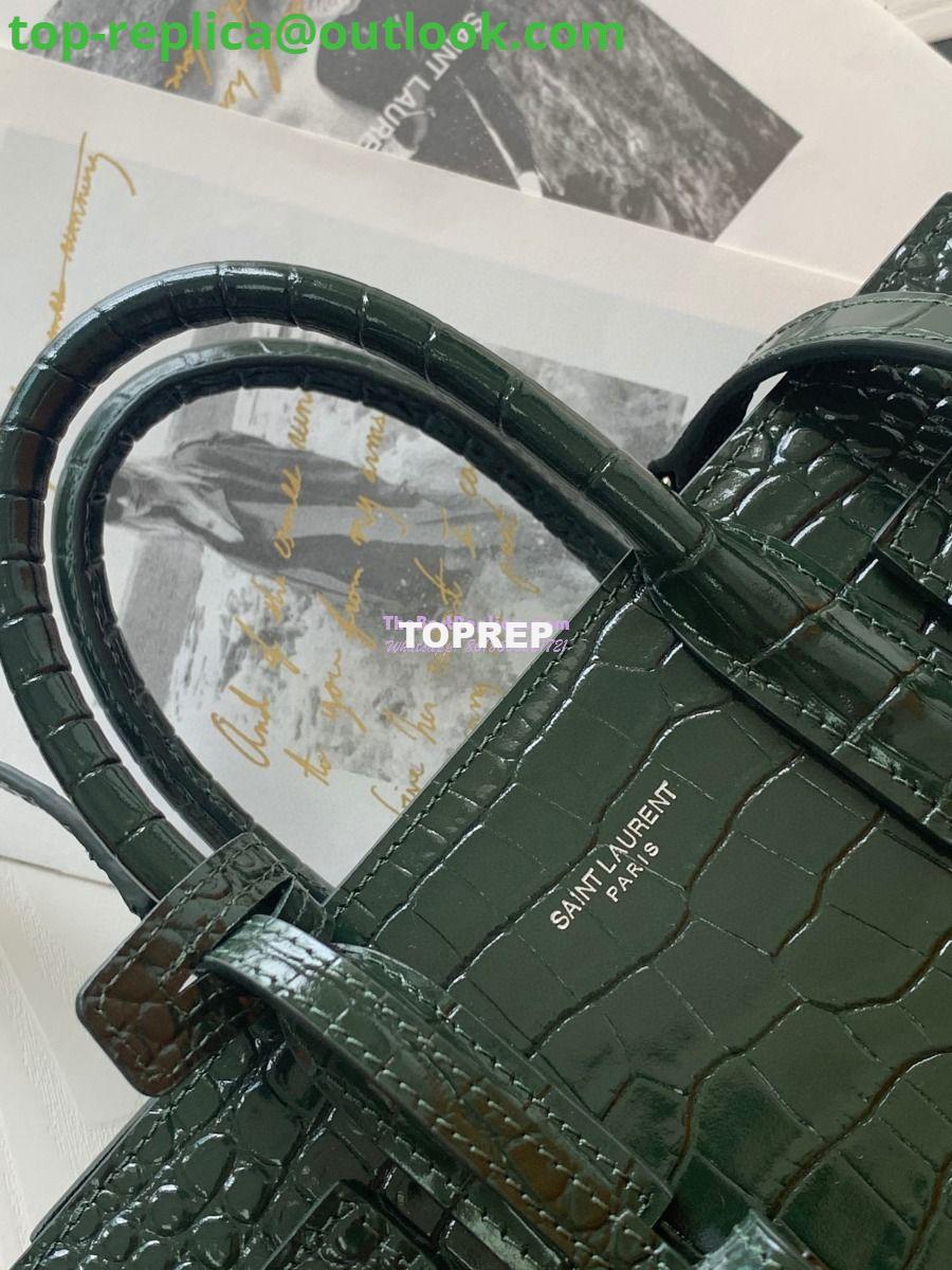 Replica YSL Saint Laurent Classic Sac De Jour Baby Nano In Embossed Crocodile Shiny Leather 421863 Dark Green 15 Replica YSL Saint Laurent Classic Sac De Jour Baby Nano In Embossed Crocodile Shiny Leather 421863 Dark Green 15
