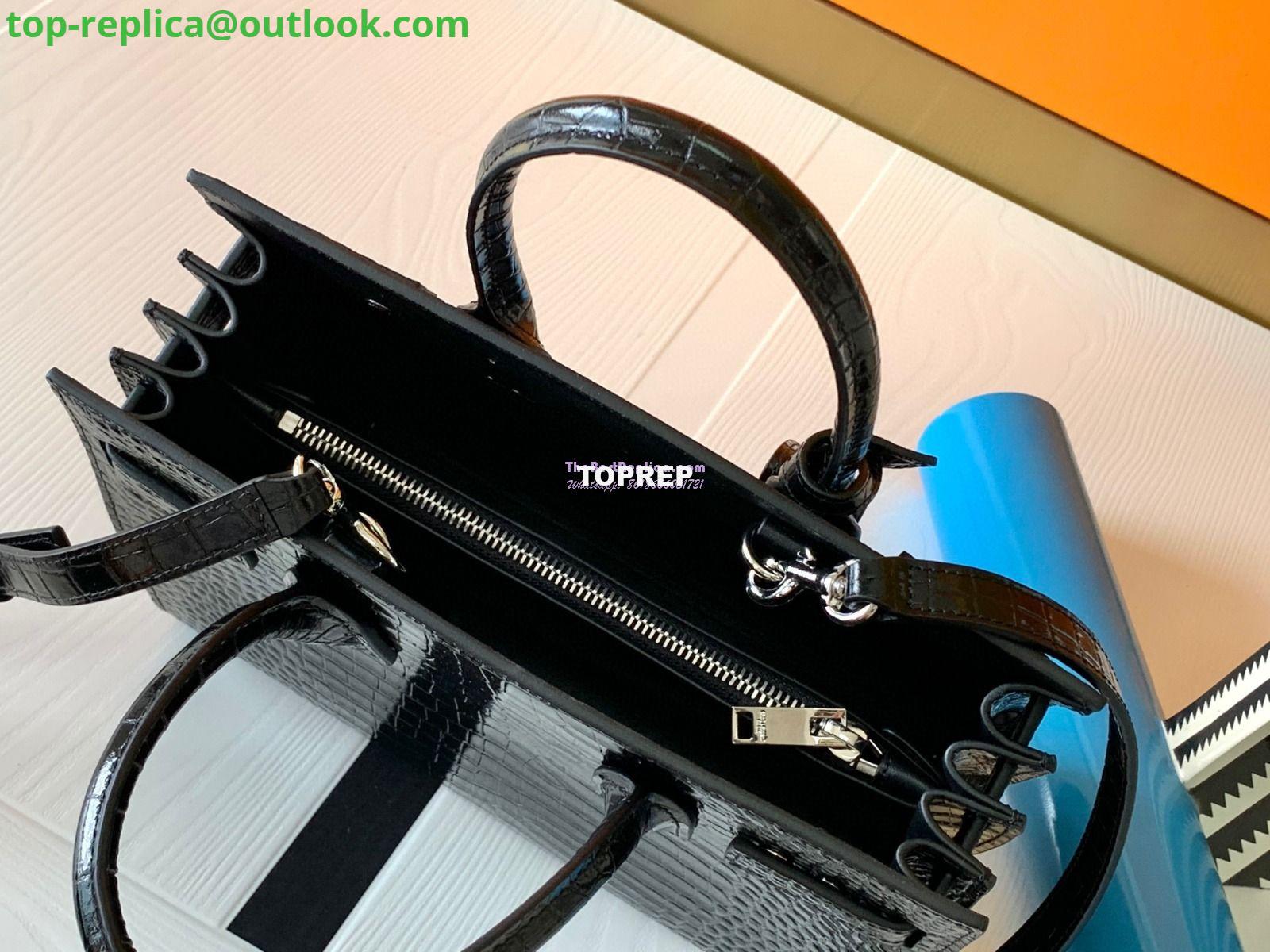 Replica YSL Saint Laurent Classic Sac De Jour Baby Nano In Embossed  Crocodile Shiny Leather 421863 Black 7 Replica YSL Saint Laurent Classic Sac De Jour Baby Nano In Embossed  Crocodile Shiny Leather 421863 Black 7