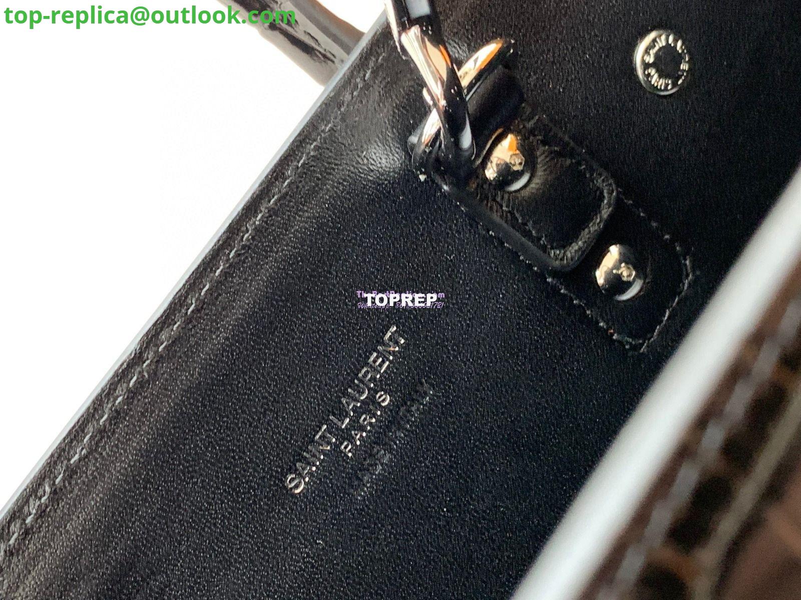 Replica YSL Saint Laurent Classic Sac De Jour Baby Nano In Embossed  Crocodile Shiny Leather 421863 Black 17 Replica YSL Saint Laurent Classic Sac De Jour Baby Nano In Embossed  Crocodile Shiny Leather 421863 Black 17