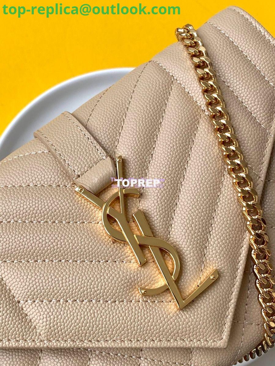 Replica YSL Envelope small bag in mix matelassé grain de poudre embossed leather 526286 beige 6 Replica YSL Envelope small bag in mix matelassé grain de poudre embossed leather 526286 beige 6