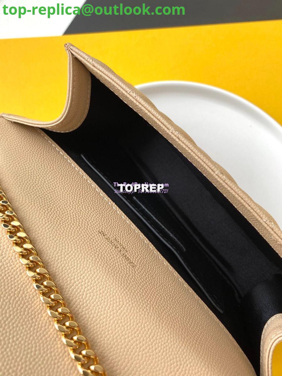 Replica YSL Envelope small bag in mix matelassé grain de poudre embossed leather 526286 beige 10 Replica YSL Envelope small bag in mix matelassé grain de poudre embossed leather 526286 beige 10