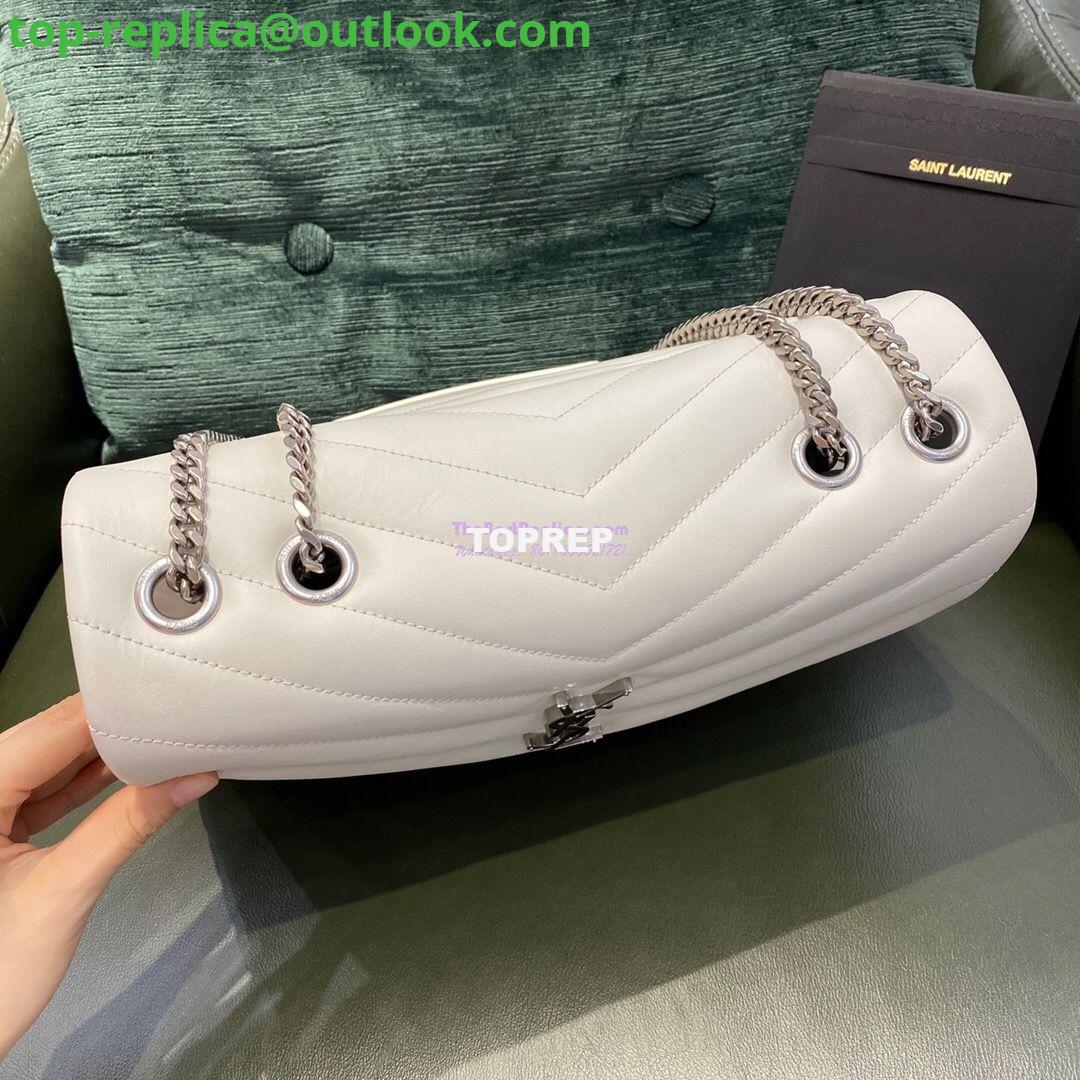 Replica YSL Saint Laurent Medium Loulou Bag In Blanc "Y" Matelassé Leather 459749 Silver Hardware 5 Replica YSL Saint Laurent Medium Loulou Bag In Blanc "Y" Matelassé Leather 459749 Silver Hardware 5