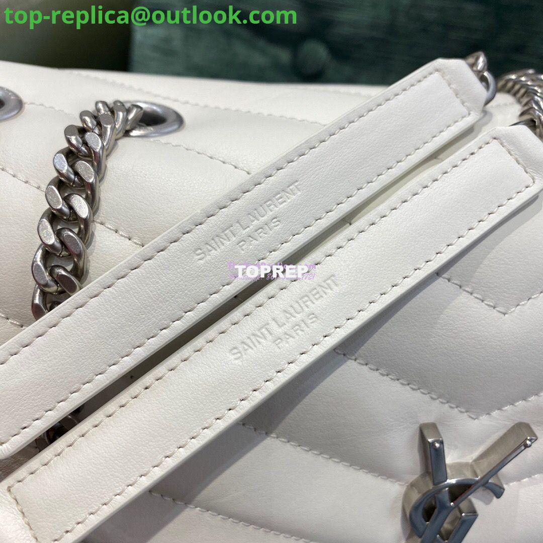 Replica YSL Saint Laurent Medium Loulou Bag In Blanc "Y" Matelassé Leather 459749 Silver Hardware 7 Replica YSL Saint Laurent Medium Loulou Bag In Blanc "Y" Matelassé Leather 459749 Silver Hardware 7