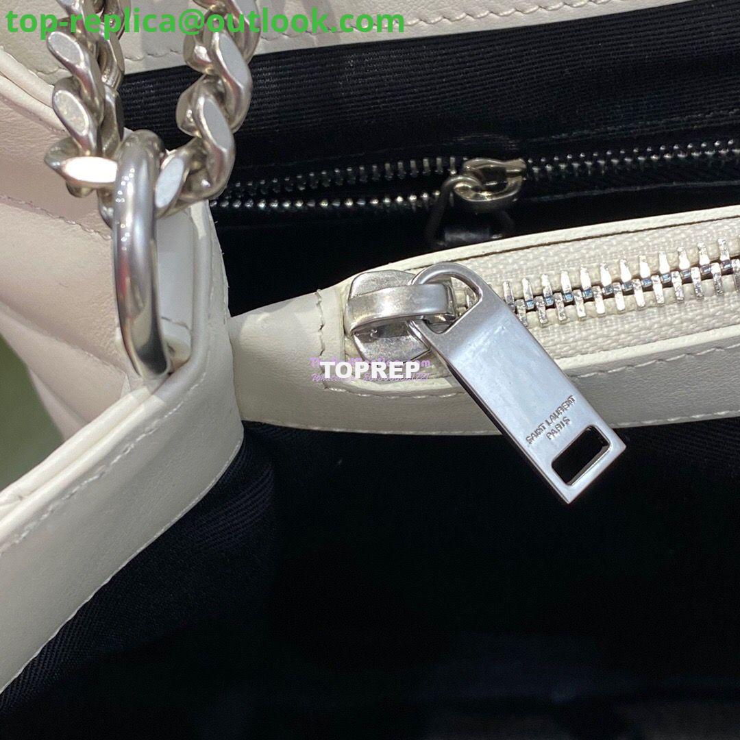 Replica YSL Saint Laurent Medium Loulou Bag In Blanc "Y" Matelassé Leather 459749 Silver Hardware 11 Replica YSL Saint Laurent Medium Loulou Bag In Blanc "Y" Matelassé Leather 459749 Silver Hardware 11