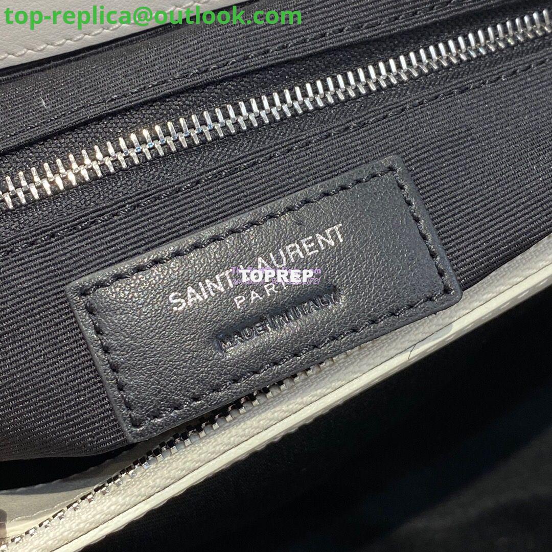 Replica YSL Saint Laurent Medium Loulou Bag In Blanc "Y" Matelassé Leather 459749 Silver Hardware 12 Replica YSL Saint Laurent Medium Loulou Bag In Blanc "Y" Matelassé Leather 459749 Silver Hardware 12