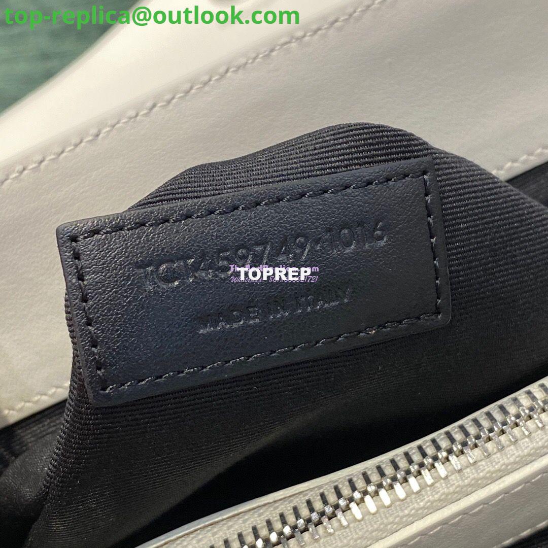 Replica YSL Saint Laurent Medium Loulou Bag In Blanc "Y" Matelassé Leather 459749 Silver Hardware 13 Replica YSL Saint Laurent Medium Loulou Bag In Blanc "Y" Matelassé Leather 459749 Silver Hardware 13