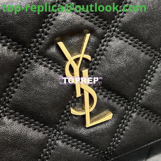 Replica Saint Laurent YSL Becky Double-Zip Pouch in Quilted Lambskin 608941 Black 6 Replica Saint Laurent YSL Becky Double-Zip Pouch in Quilted Lambskin 608941 Black 6