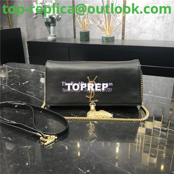 Replica YSL Saint Laurent Kate 99 in black lambskin 2 Replica YSL Saint Laurent Kate 99 in black lambskin 2