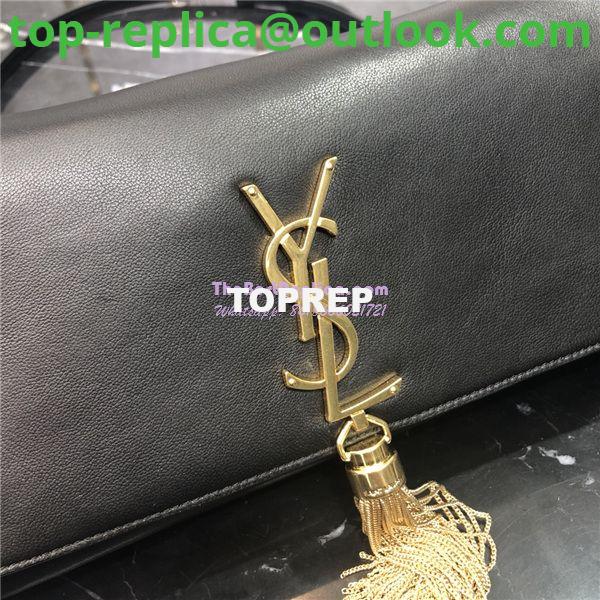 Replica YSL Saint Laurent Kate 99 in black lambskin 6 Replica YSL Saint Laurent Kate 99 in black lambskin 6