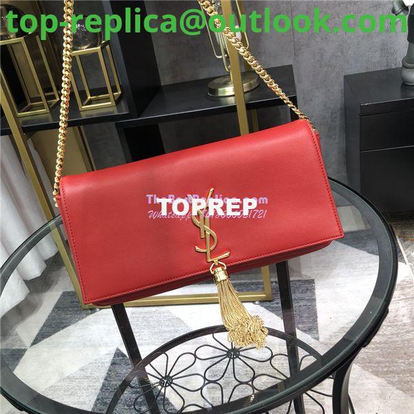 Replica YSL Saint Laurent Kate 99 in red lambskin Replica YSL Saint Laurent Kate 99 in red lambskin