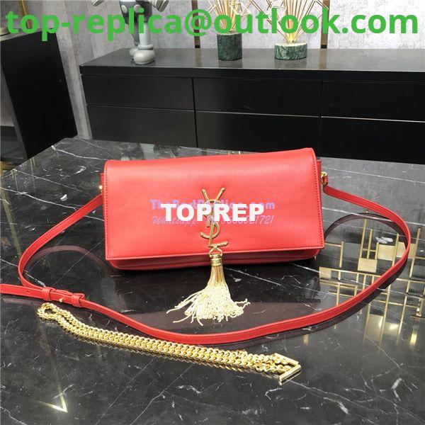 Replica YSL Saint Laurent Kate 99 in red lambskin 2 Replica YSL Saint Laurent Kate 99 in red lambskin 2