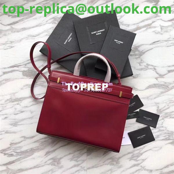 Replica YSL Saint Laurent Manhattan small shopping in Rouge smooth leather Replica YSL Saint Laurent Manhattan small shopping in Rouge smooth leather