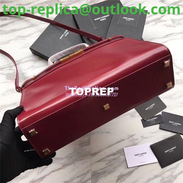 Replica YSL Saint Laurent Manhattan small shopping in Rouge smooth leather 4 Replica YSL Saint Laurent Manhattan small shopping in Rouge smooth leather 4