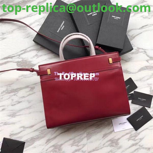 Replica YSL Saint Laurent Manhattan small shopping in Rouge smooth leather 7 Replica YSL Saint Laurent Manhattan small shopping in Rouge smooth leather 7