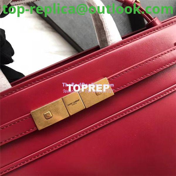 Replica YSL Saint Laurent Manhattan small shopping in Rouge smooth leather 8 Replica YSL Saint Laurent Manhattan small shopping in Rouge smooth leather 8