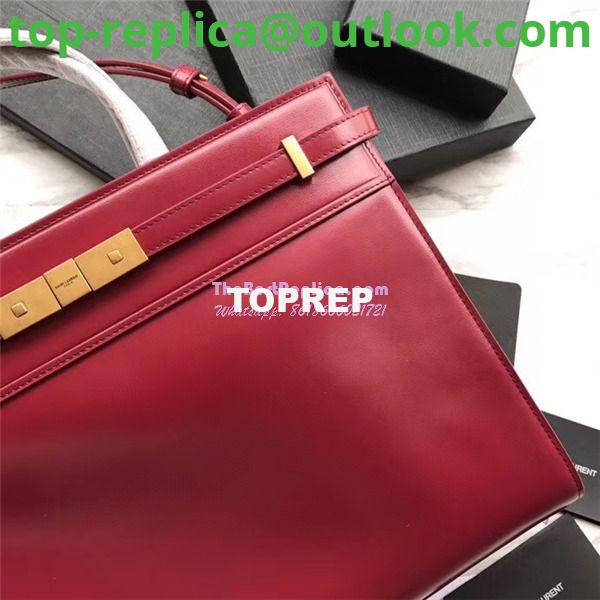 Replica YSL Saint Laurent Manhattan small shopping in Rouge smooth leather 9 Replica YSL Saint Laurent Manhattan small shopping in Rouge smooth leather 9