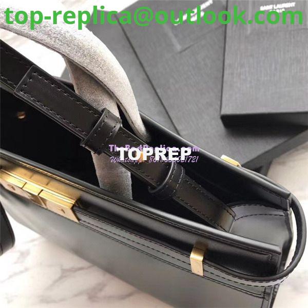 Replica YSL Saint Laurent Manhattan small shopping in black smooth leather 5 Replica YSL Saint Laurent Manhattan small shopping in black smooth leather 5