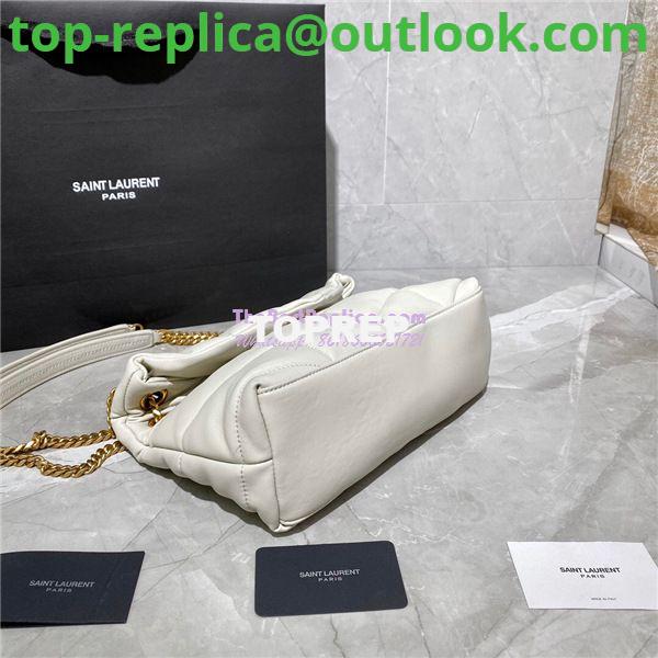 Replica Yves Saint Laurent YSL Loulou Puffer Small Bag In Quilted Lambskin 577476 White Gold Hardware 4 Replica Yves Saint Laurent YSL Loulou Puffer Small Bag In Quilted Lambskin 577476 White Gold Hardware 4