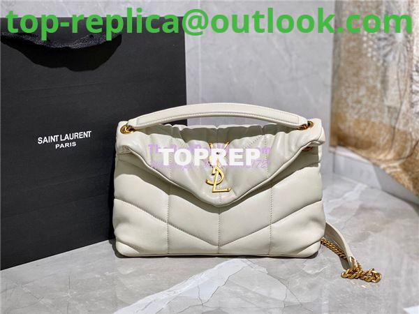 Replica Yves Saint Laurent YSL Loulou Puffer Small Bag In Quilted Lambskin 577476 White Gold Hardware 11 Replica Yves Saint Laurent YSL Loulou Puffer Small Bag In Quilted Lambskin 577476 White Gold Hardware 11