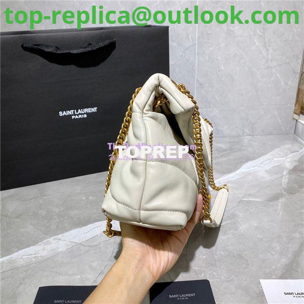 Replica Yves Saint Laurent YSL Loulou Puffer Small Bag In Quilted Lambskin 577476 White Gold Hardware 12 Replica Yves Saint Laurent YSL Loulou Puffer Small Bag In Quilted Lambskin 577476 White Gold Hardware 12