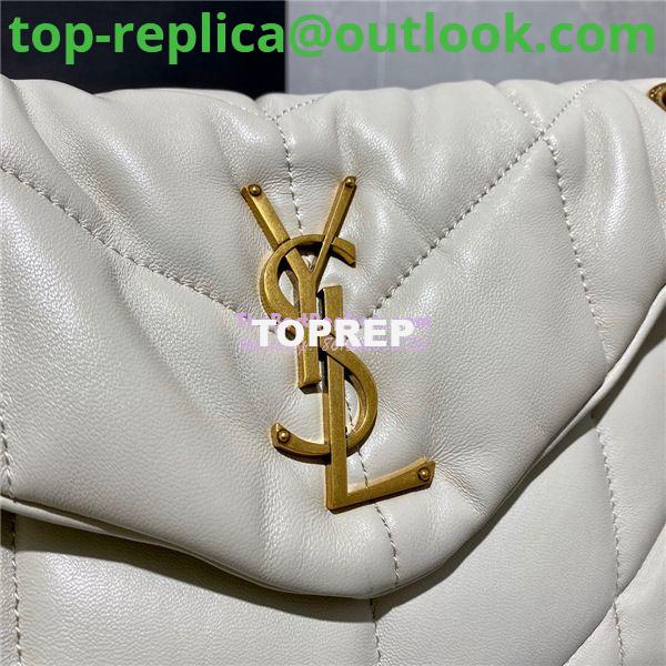 Replica Yves Saint Laurent YSL Loulou Puffer Small Bag In Quilted Lambskin 577476 White Gold Hardware 13 Replica Yves Saint Laurent YSL Loulou Puffer Small Bag In Quilted Lambskin 577476 White Gold Hardware 13