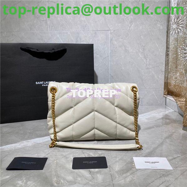 Replica Yves Saint Laurent YSL Loulou Puffer Small Bag In Quilted Lambskin 577476 White Gold Hardware 14 Replica Yves Saint Laurent YSL Loulou Puffer Small Bag In Quilted Lambskin 577476 White Gold Hardware 14