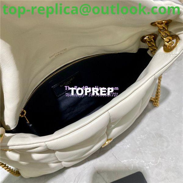 Replica Yves Saint Laurent YSL Loulou Puffer Small Bag In Quilted Lambskin 577476 White Gold Hardware 18 Replica Yves Saint Laurent YSL Loulou Puffer Small Bag In Quilted Lambskin 577476 White Gold Hardware 18