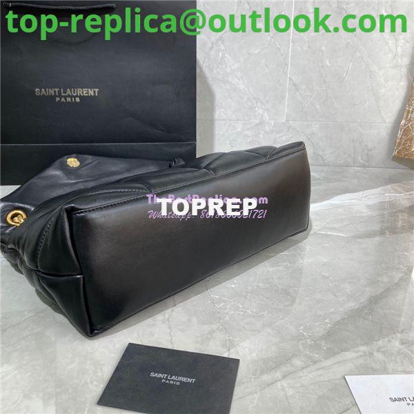 Replica Yves Saint Laurent YSL Loulou Puffer Medium Bag In Quilted Lambskin 5774751 Black Gold Hardware 7 Replica Yves Saint Laurent YSL Loulou Puffer Medium Bag In Quilted Lambskin 5774751 Black Gold Hardware 7