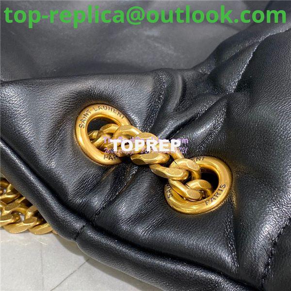 Replica Yves Saint Laurent YSL Loulou Puffer Medium Bag In Quilted Lambskin 5774751 Black Gold Hardware 14 Replica Yves Saint Laurent YSL Loulou Puffer Medium Bag In Quilted Lambskin 5774751 Black Gold Hardware 14