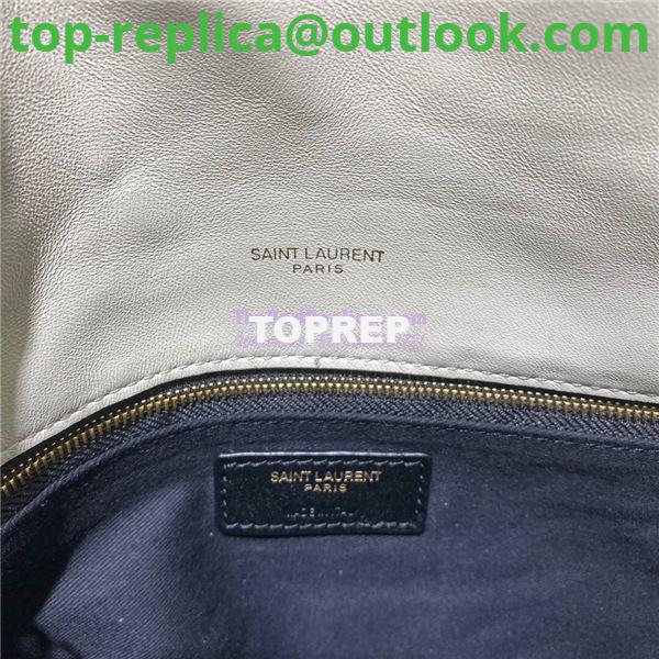 Replica Yves Saint Laurent YSL Loulou Puffer Medium Bag In Quilted Lambskin 5774751 White Gold Hardware 8 Replica Yves Saint Laurent YSL Loulou Puffer Medium Bag In Quilted Lambskin 5774751 White Gold Hardware 8