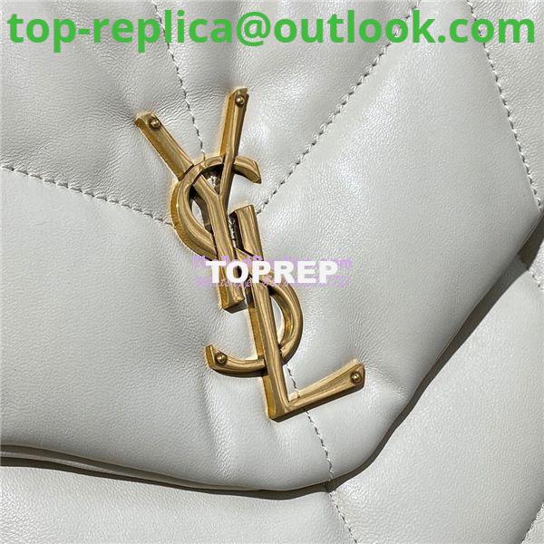 Replica Yves Saint Laurent YSL Loulou Puffer Medium Bag In Quilted Lambskin 5774751 White Gold Hardware 12 Replica Yves Saint Laurent YSL Loulou Puffer Medium Bag In Quilted Lambskin 5774751 White Gold Hardware 12