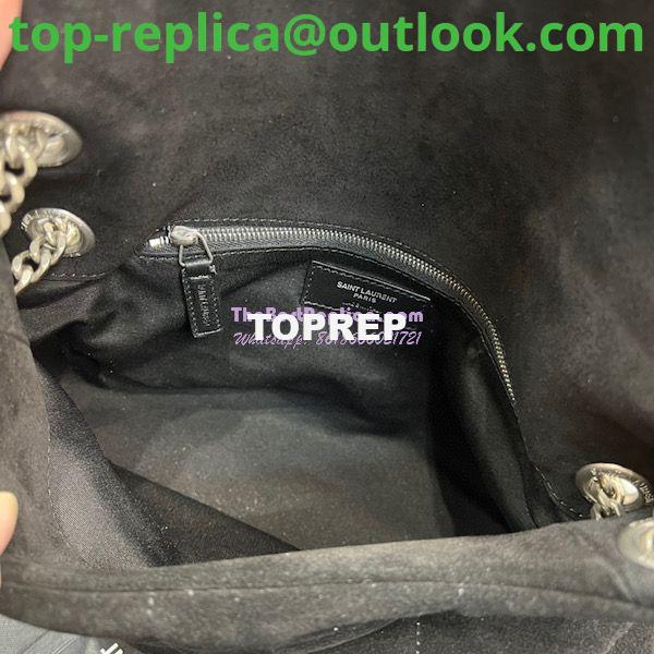 Replica YSL Saint Laurent Loulou Puffer Small Bag In Quilted Suede And Lambskin 577476 Black 8 Replica YSL Saint Laurent Loulou Puffer Small Bag In Quilted Suede And Lambskin 577476 Black 8