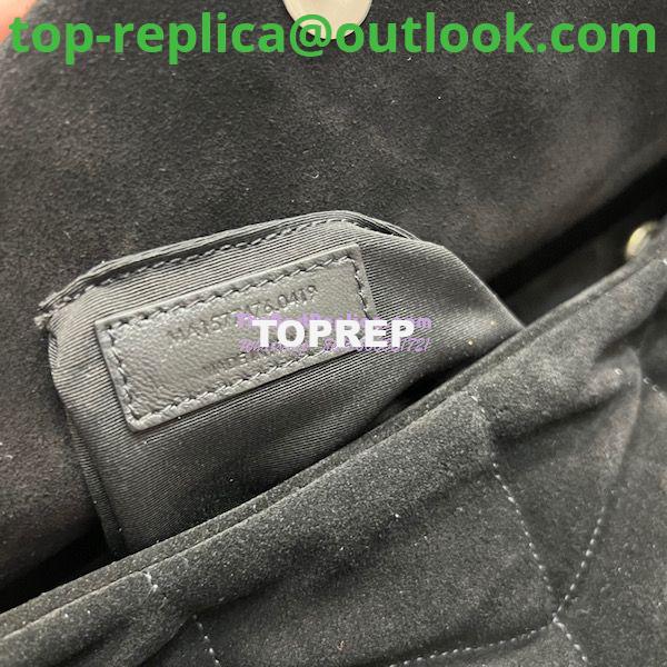 Replica YSL Saint Laurent Loulou Puffer Small Bag In Quilted Suede And Lambskin 577476 Black 9 Replica YSL Saint Laurent Loulou Puffer Small Bag In Quilted Suede And Lambskin 577476 Black 9