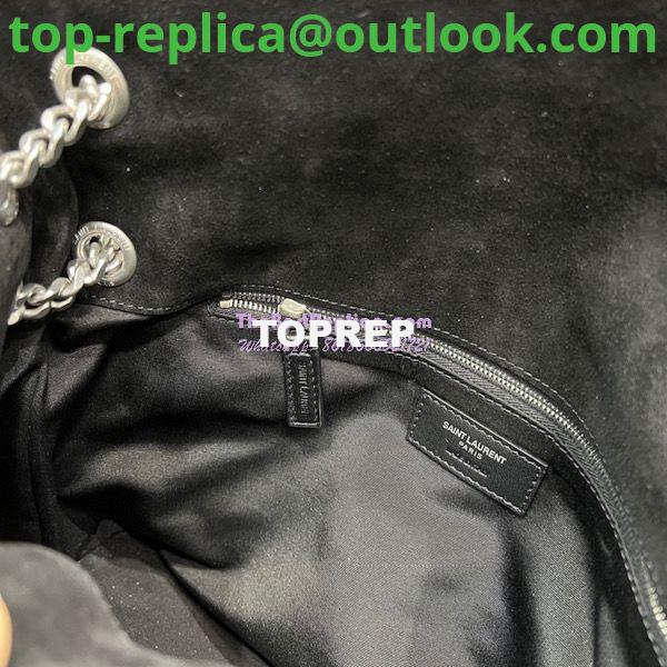 Replica YSL Saint Laurent Loulou Puffer Medium Bag In Quilted Suede And Lambskin 5774751 Black 9 Replica YSL Saint Laurent Loulou Puffer Medium Bag In Quilted Suede And Lambskin 5774751 Black 9