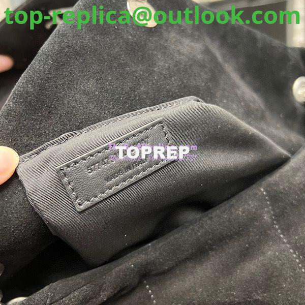 Replica YSL Saint Laurent Loulou Puffer Medium Bag In Quilted Suede And Lambskin 5774751 Black 10 Replica YSL Saint Laurent Loulou Puffer Medium Bag In Quilted Suede And Lambskin 5774751 Black 10