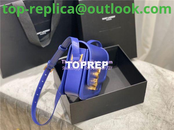 Replica YSL Saint Laurent Solferino Soft Satchel In Box Leather 635025 Blue 4 Replica YSL Saint Laurent Solferino Soft Satchel In Box Leather 635025 Blue 4