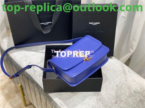 Replica YSL Saint Laurent Solferino Soft Satchel In Box Leather 635025 Blue 7 Replica YSL Saint Laurent Solferino Soft Satchel In Box Leather 635025 Blue 7