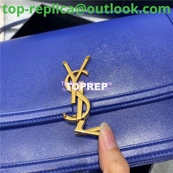 Replica YSL Saint Laurent Solferino Soft Satchel In Box Leather 635025 Blue 9 Replica YSL Saint Laurent Solferino Soft Satchel In Box Leather 635025 Blue 9
