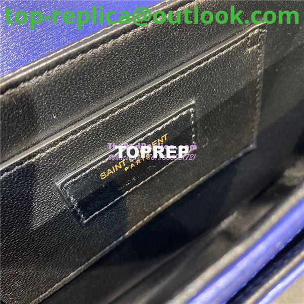 Replica YSL Saint Laurent Solferino Soft Satchel In Box Leather 635025 Blue 11 Replica YSL Saint Laurent Solferino Soft Satchel In Box Leather 635025 Blue 11