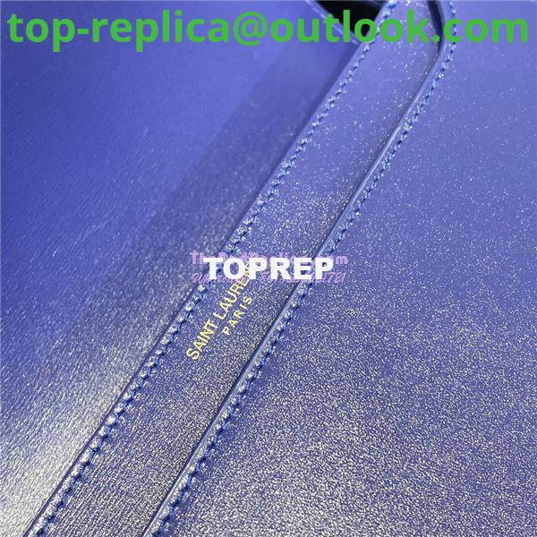 Replica YSL Saint Laurent Solferino Soft Satchel In Box Leather 635025 Blue 13 Replica YSL Saint Laurent Solferino Soft Satchel In Box Leather 635025 Blue 13