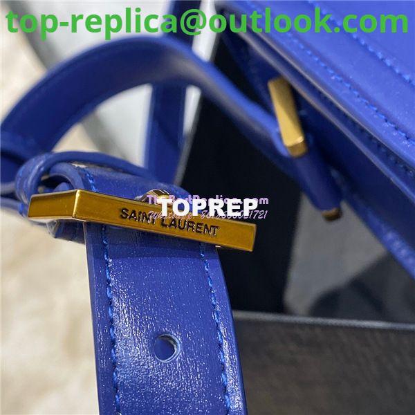 Replica YSL Saint Laurent Solferino Soft Satchel In Box Leather 635025 Blue 15 Replica YSL Saint Laurent Solferino Soft Satchel In Box Leather 635025 Blue 15