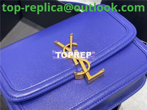 Replica YSL Saint Laurent Solferino Soft Satchel In Box Leather 635025 Blue 17 Replica YSL Saint Laurent Solferino Soft Satchel In Box Leather 635025 Blue 17