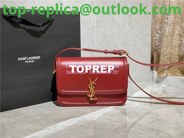 Replica YSL Saint Laurent Solferino Soft Satchel In Box Leather 635025 Red 2 Replica YSL Saint Laurent Solferino Soft Satchel In Box Leather 635025 Red 2