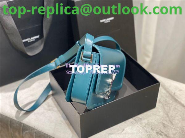 Replica YSL Saint Laurent Solferino Soft Satchel In Box Leather 635025 Slate Green 4 Replica YSL Saint Laurent Solferino Soft Satchel In Box Leather 635025 Slate Green 4