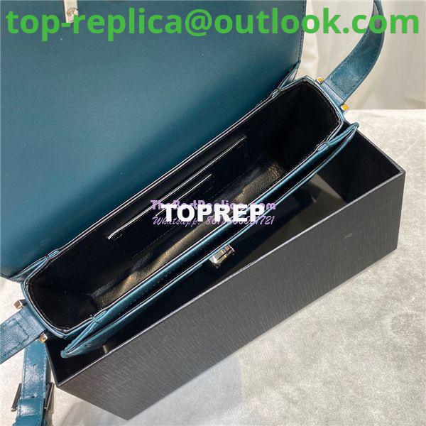 Replica YSL Saint Laurent Solferino Soft Satchel In Box Leather 635025 Slate Green 10 Replica YSL Saint Laurent Solferino Soft Satchel In Box Leather 635025 Slate Green 10